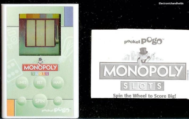 MONOPOLY ELECTRONIC HANDHELD LCD TOY CREDIT CARD GAME  