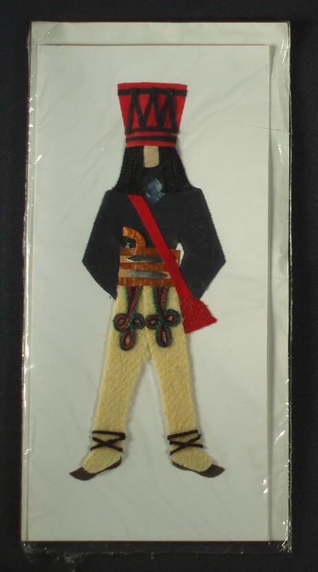 HANDMADE Greeting Card   Polish Folk Costume POLAND [4]  