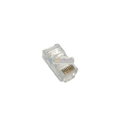   PCS Top Quality RJ45 CAT5 Crystal Modular Plug LAN Network Connector