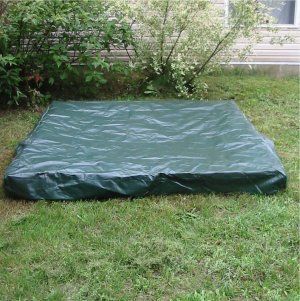 New Waterproof 4 ft x 6 ft Childrens Sandbox Cover  