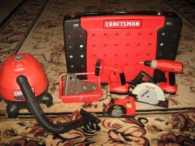 CRAFTSMAN TOOL BENCH & POWER TOOL & SHOP VAC LOT