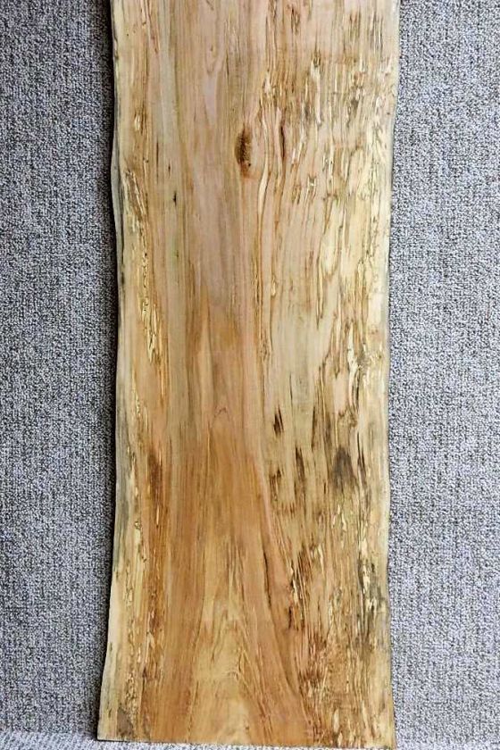 Black Line Spalted Ambrosia Maple Figured Bookmatch Table Top Slab 313 