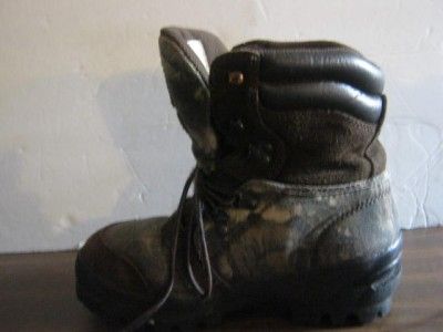 Boys Georgia Boots Camoflauge Size 2.5 Gently Used  