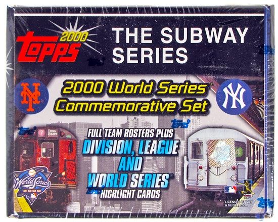 2000 Topps Baseball Subway Series Factory Set (box) (Yankees/Mets 