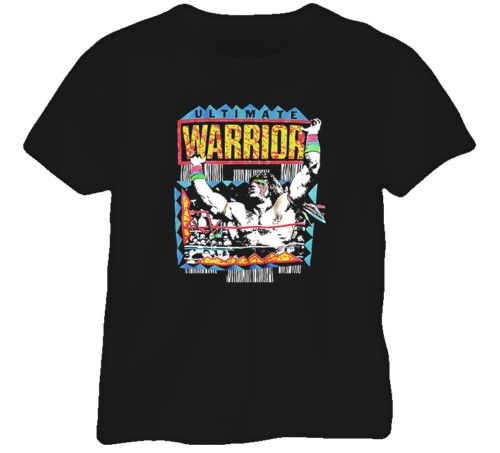 The Ultimate Warrior Retro Wrestling T Shirt  