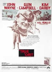 TRUE GRIT (John Wayne) WESTERN MOVIE POSTER  